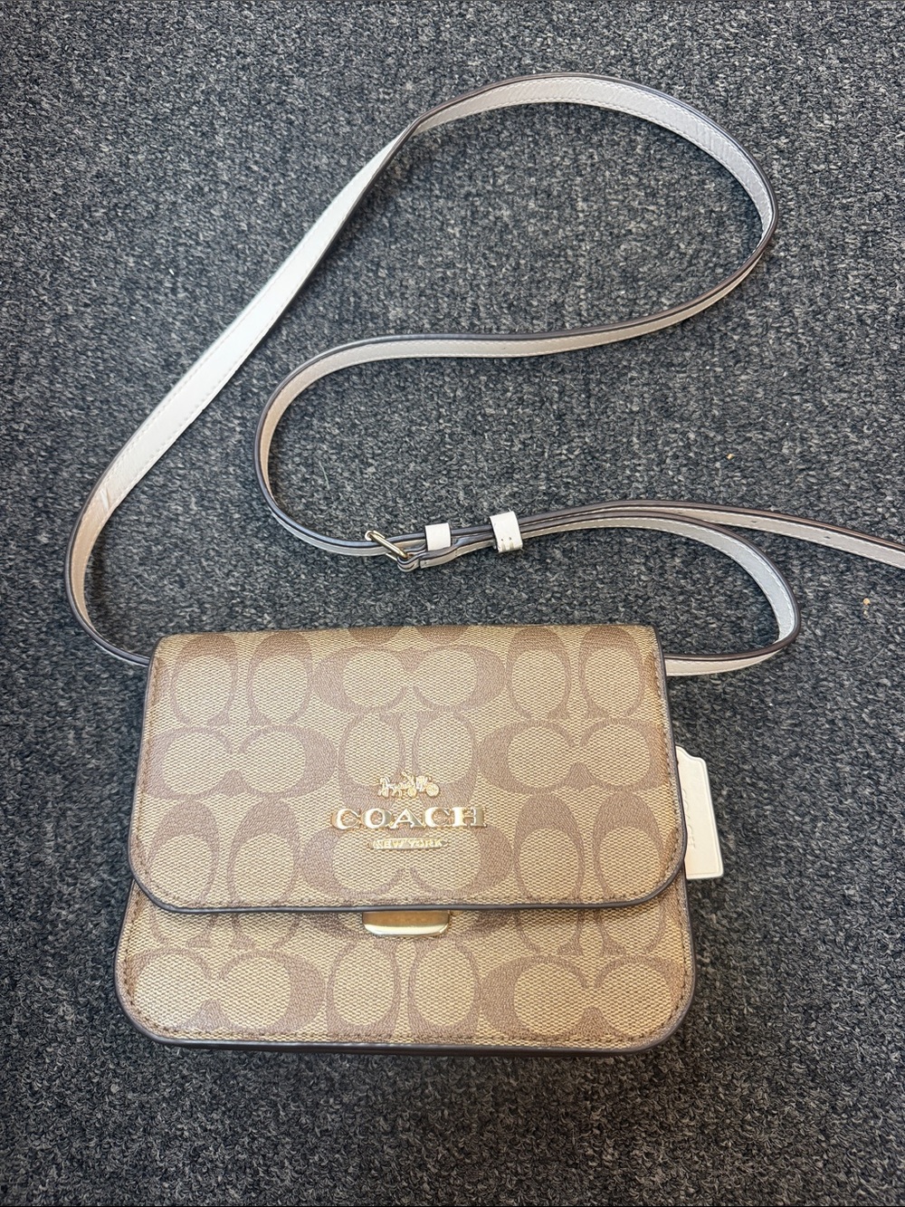 Coach Mini Brynn Signature Canva Crossbody Bag